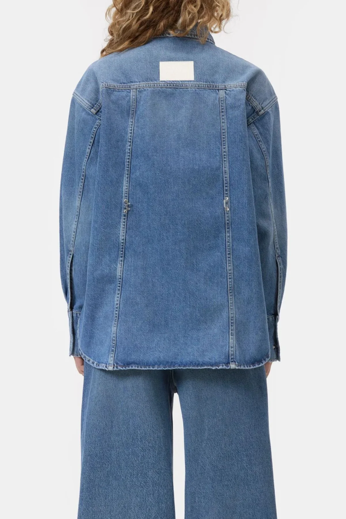 CLOSED Love Stories Denim Shirt - Mid Blue - Image 5