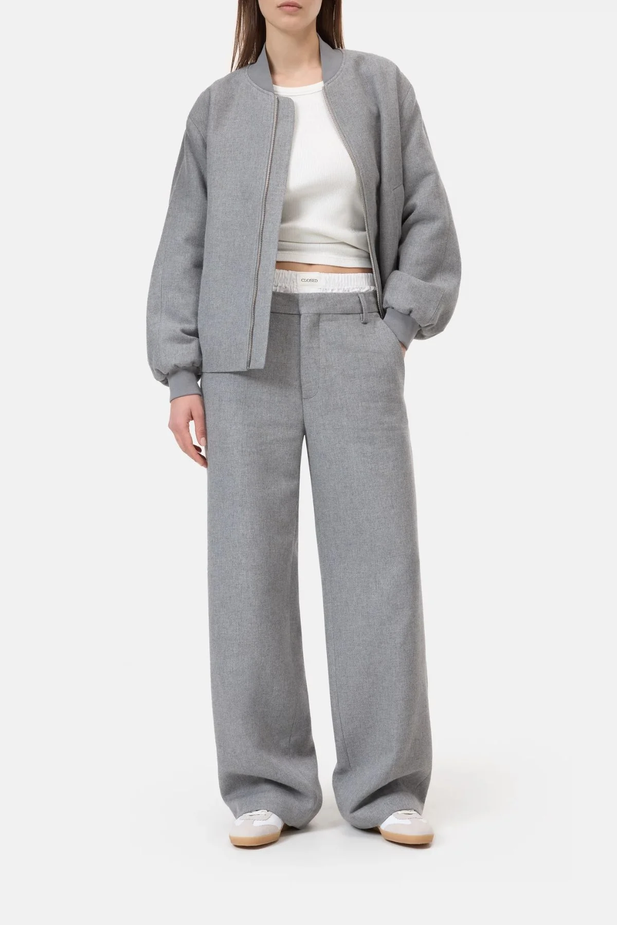 CLOSED Jurdy Pant - Lt Grey Mel - Image 2
