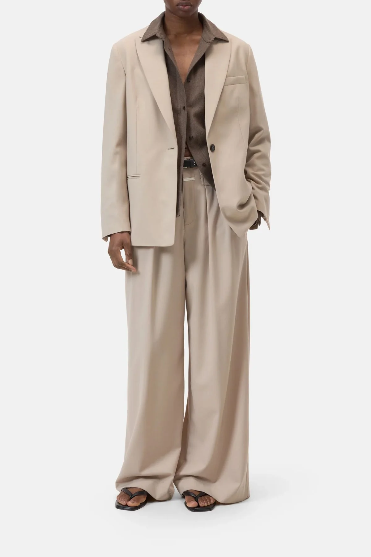 CLOSED Light Wool Blazer - Clay Beige - Image 2