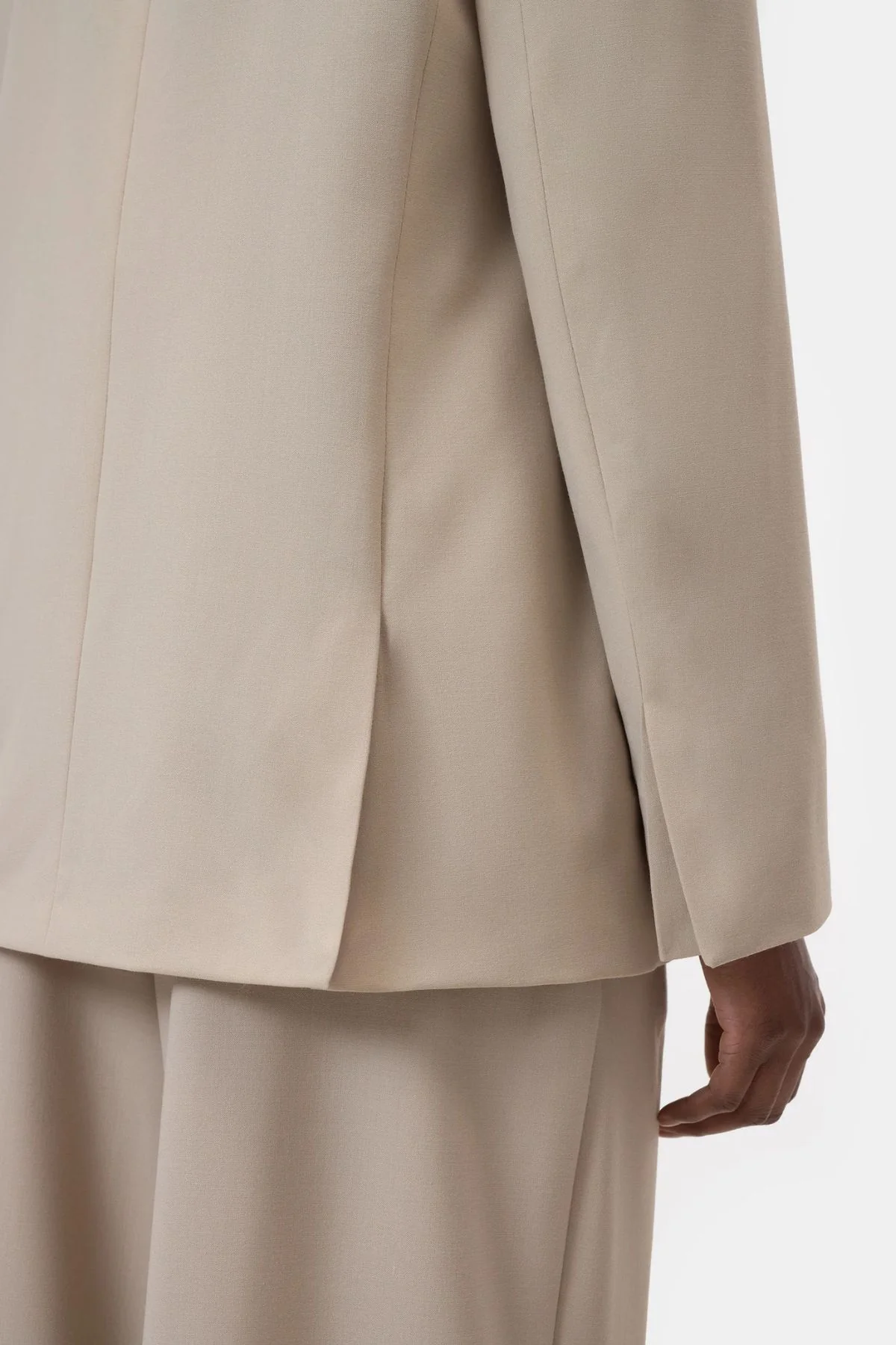 CLOSED Light Wool Blazer - Clay Beige - Image 5