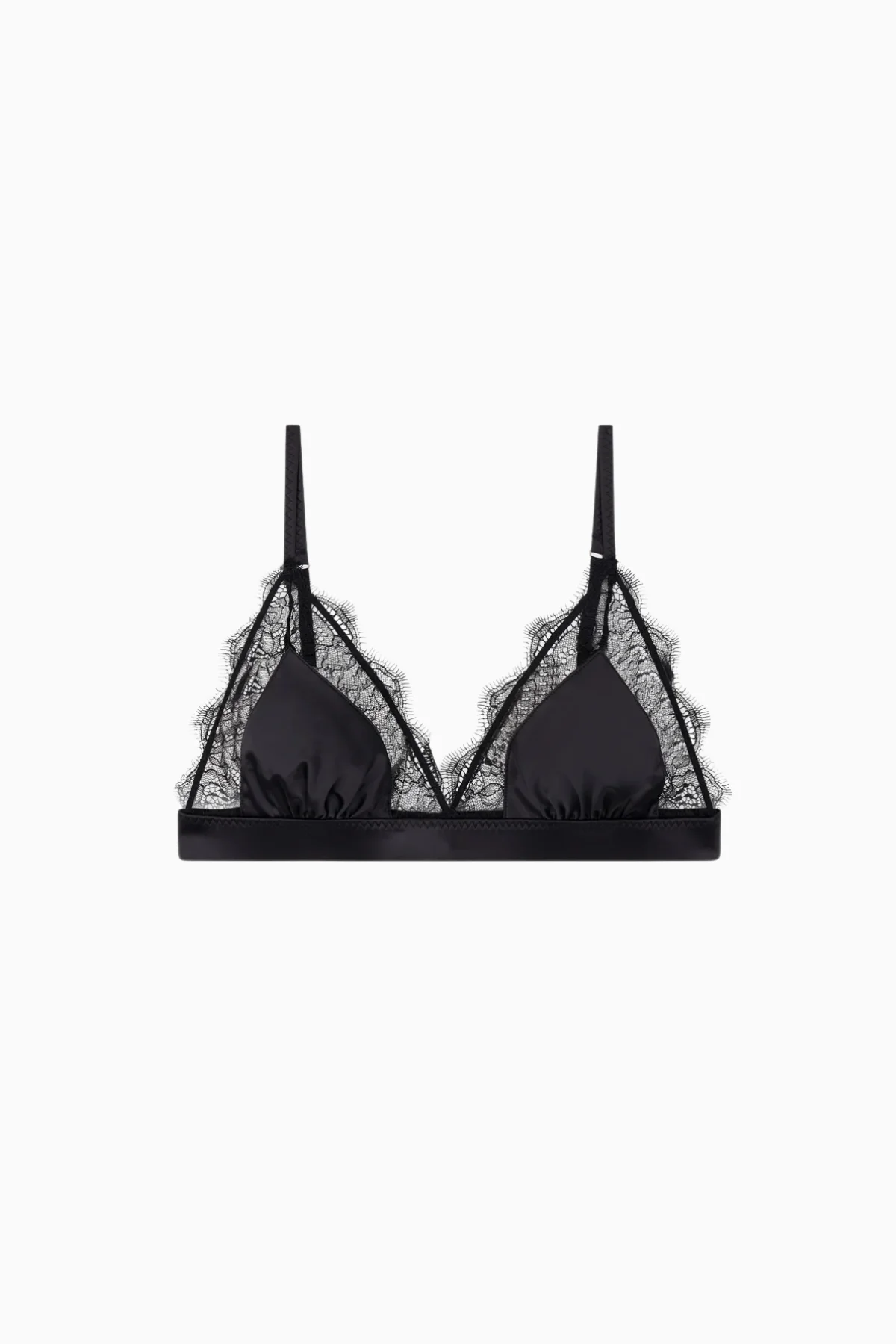 CLOSED Love Lace Triangle Bralette - Black
