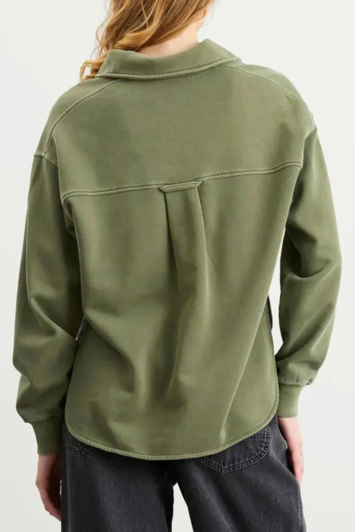 CLOSED Rugby Top - Army Green - Image 4