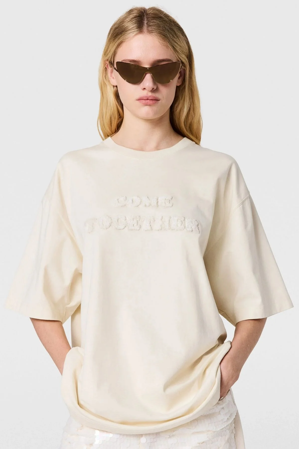 Stella McCartney Come Together T-Shirt - Cream - Image 5