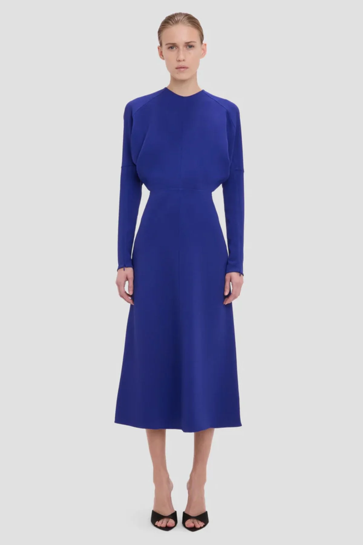 Victoria Beckham Dolman Midi Dress - Bright Indigo - Image 2