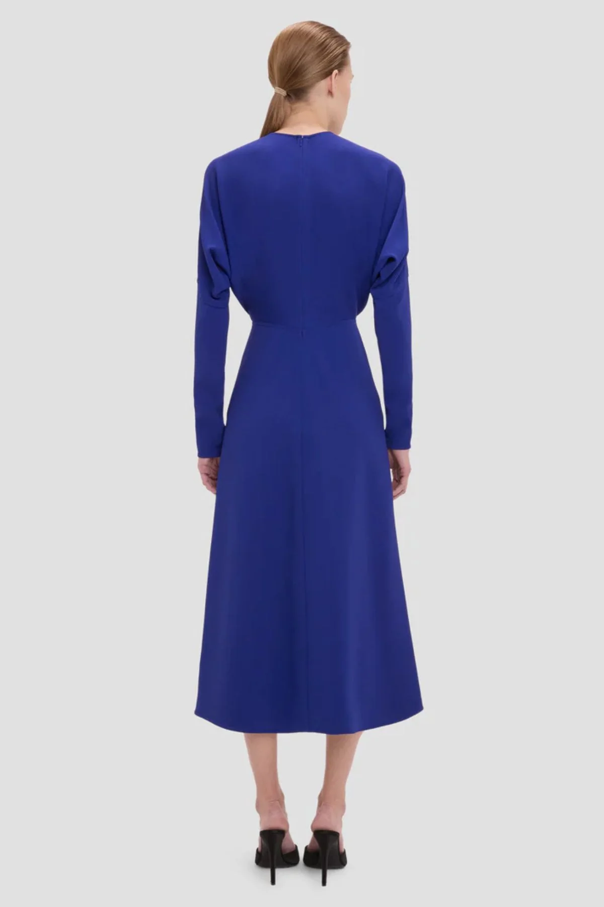 Victoria Beckham Dolman Midi Dress - Bright Indigo - Image 4