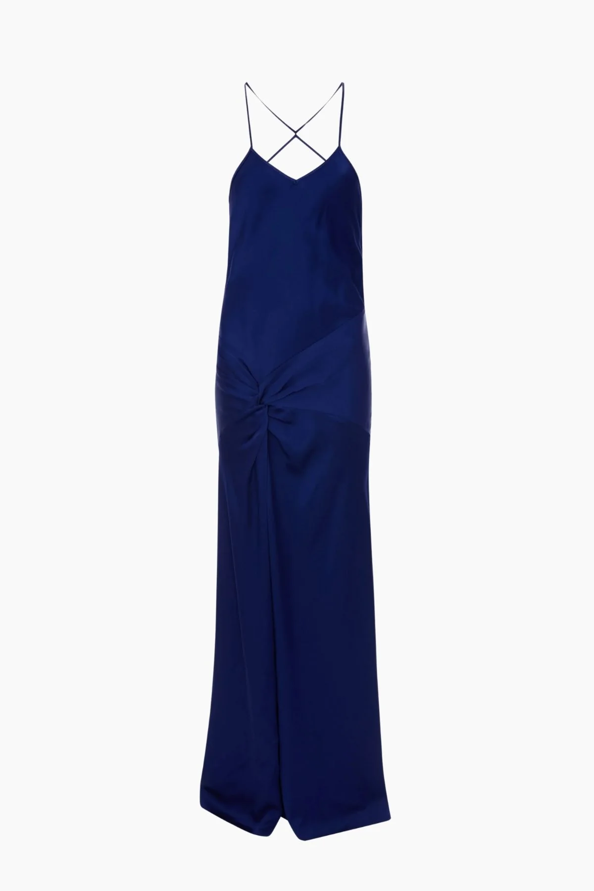 Victoria Beckham Draped Cami Gown - Bright Indigo