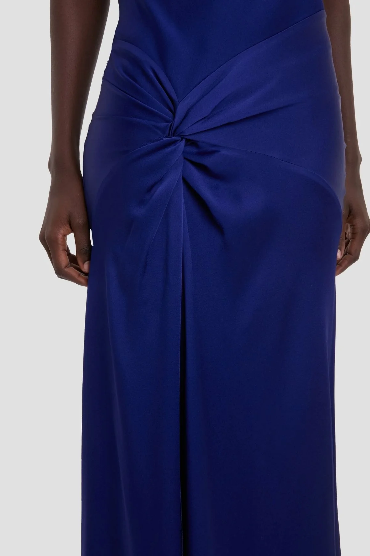 Victoria Beckham Draped Cami Gown - Bright Indigo - Image 4