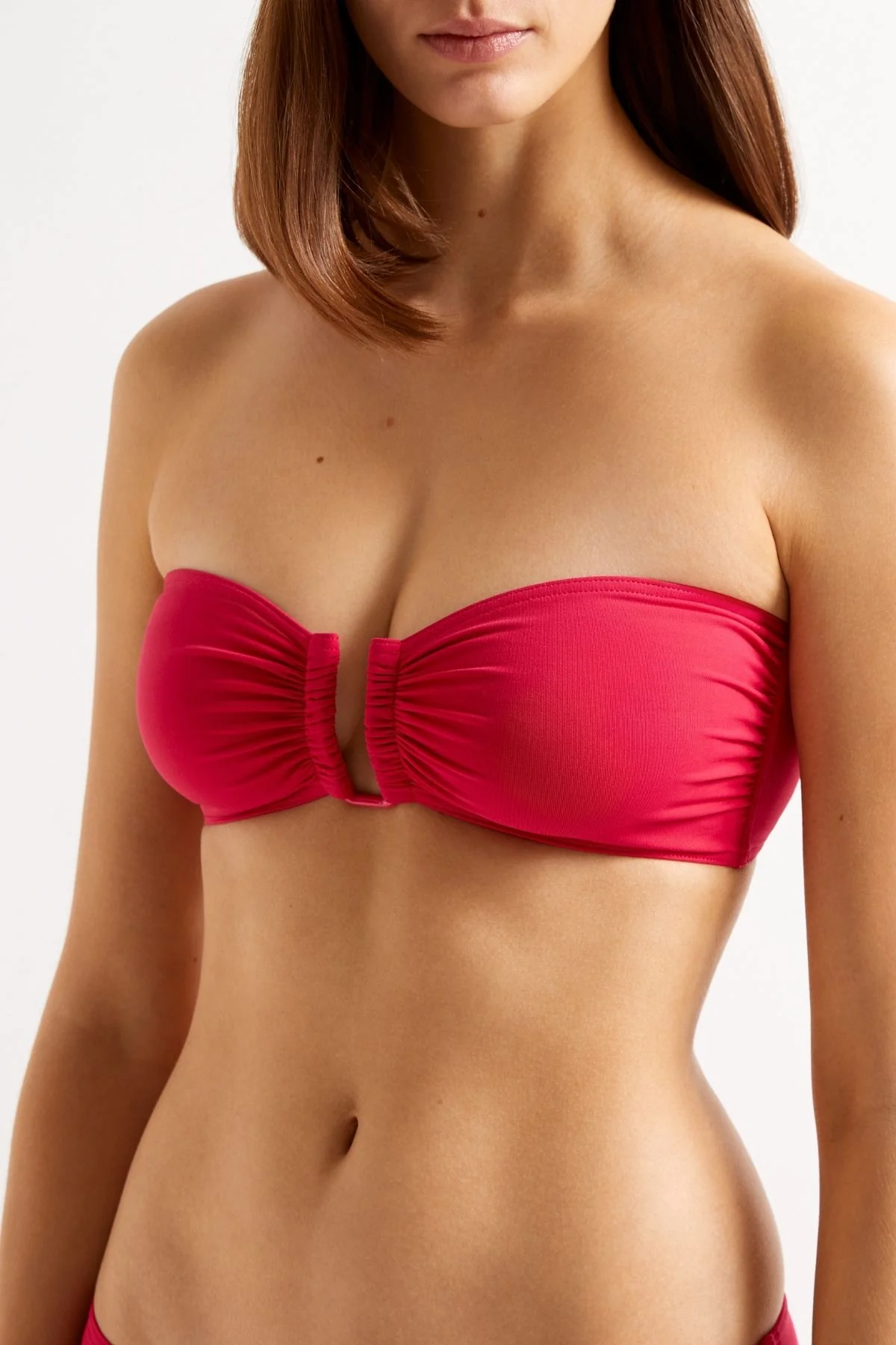 ERES Show Bandeau Bikini Top - Grenadine - Image 5
