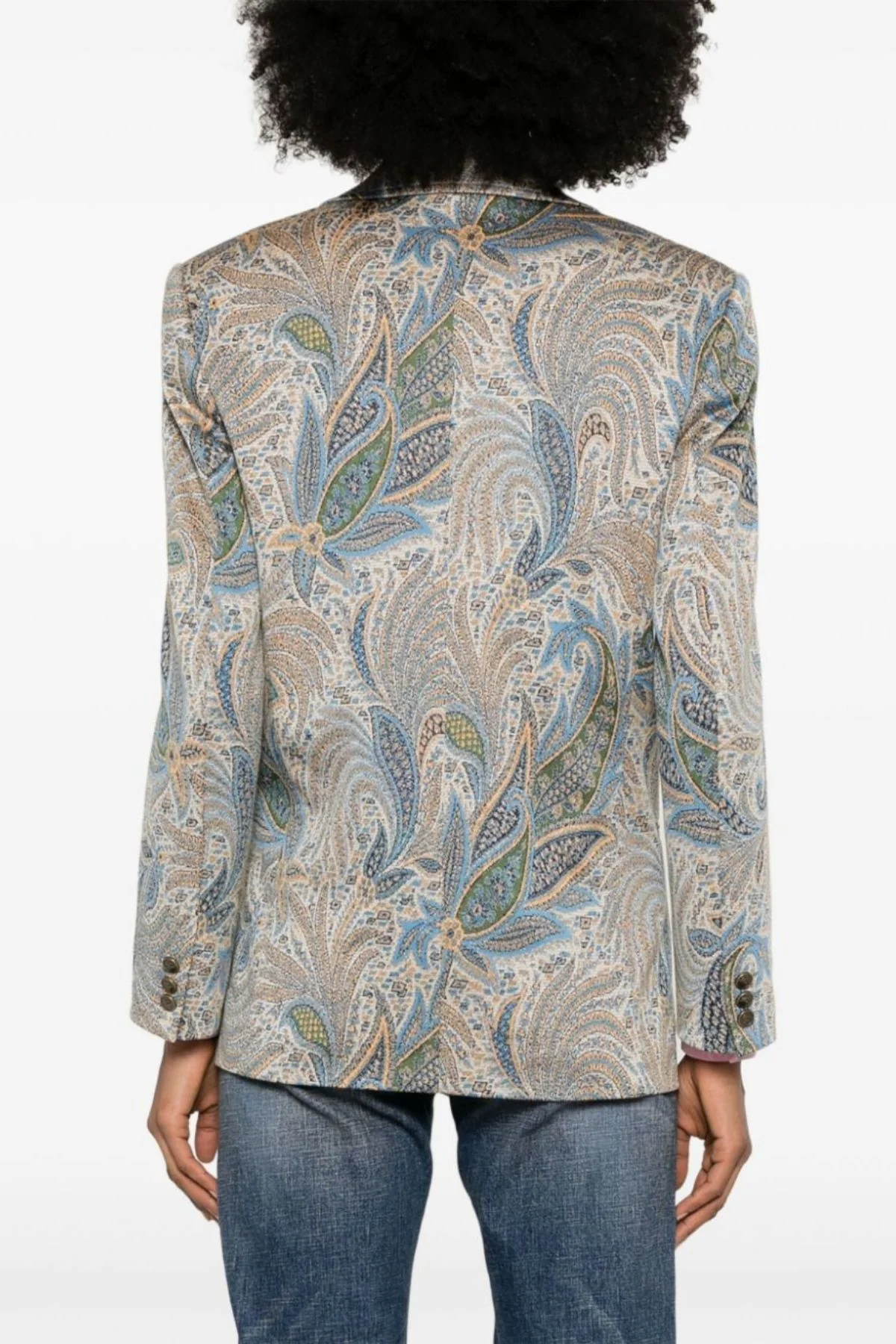 Etro Double Breasted Blazer - Paisley - Image 4
