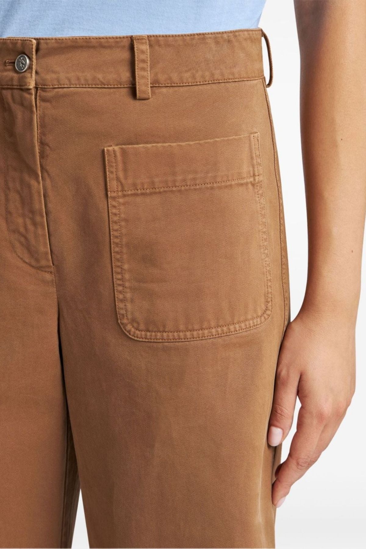 Etro Wide Leg Pant - Chestnut - Image 5