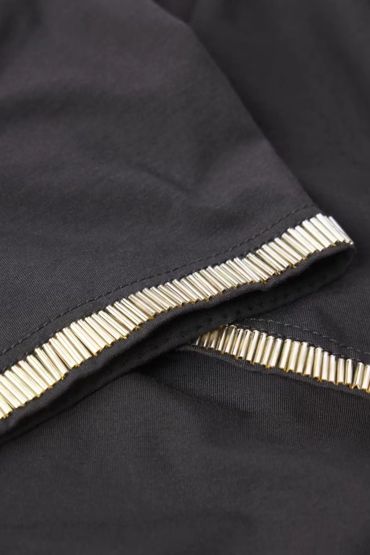 Frame Denim Beaded T-Shirt - Black - Image 4