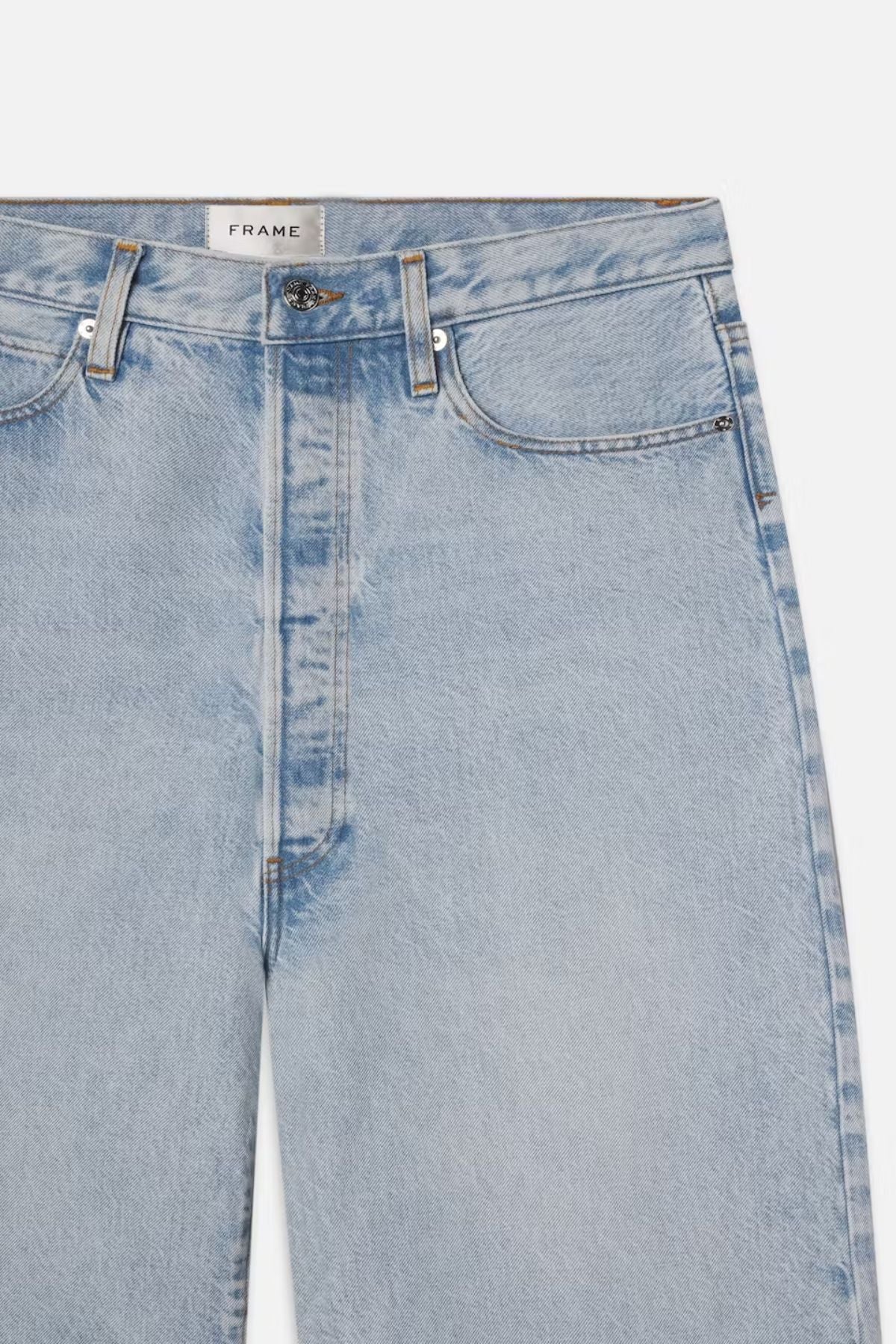 Frame Denim Le Low Baggy Wide Leg Jean - Ettie Grind - Image 3
