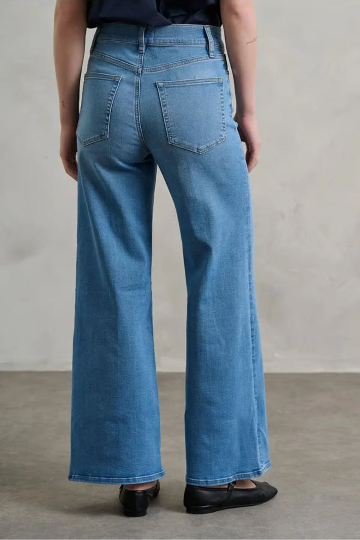 Frame Denim Le Slim Palazzo - Honeymoon - Image 3