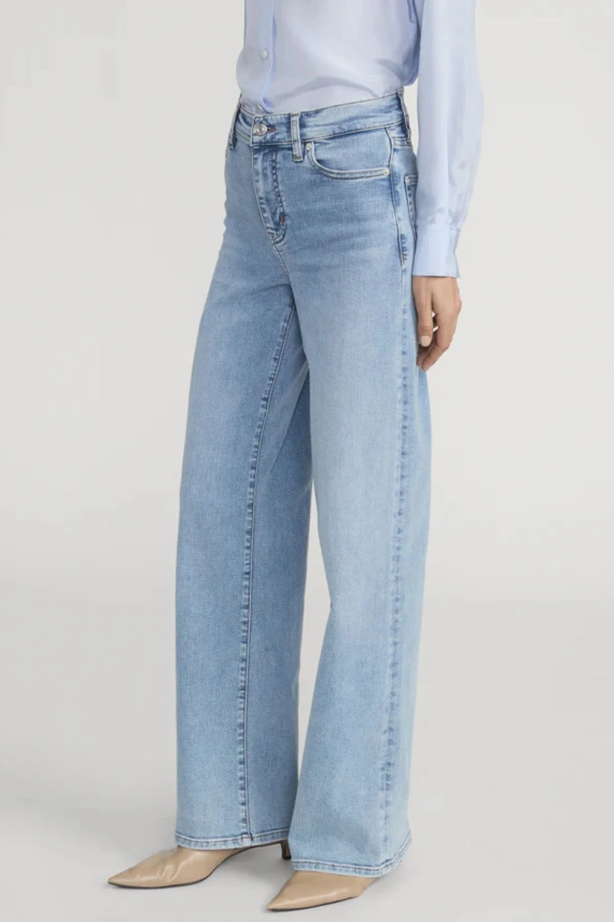 Frame Denim Le Slim Palazzo - Ripple - Image 2