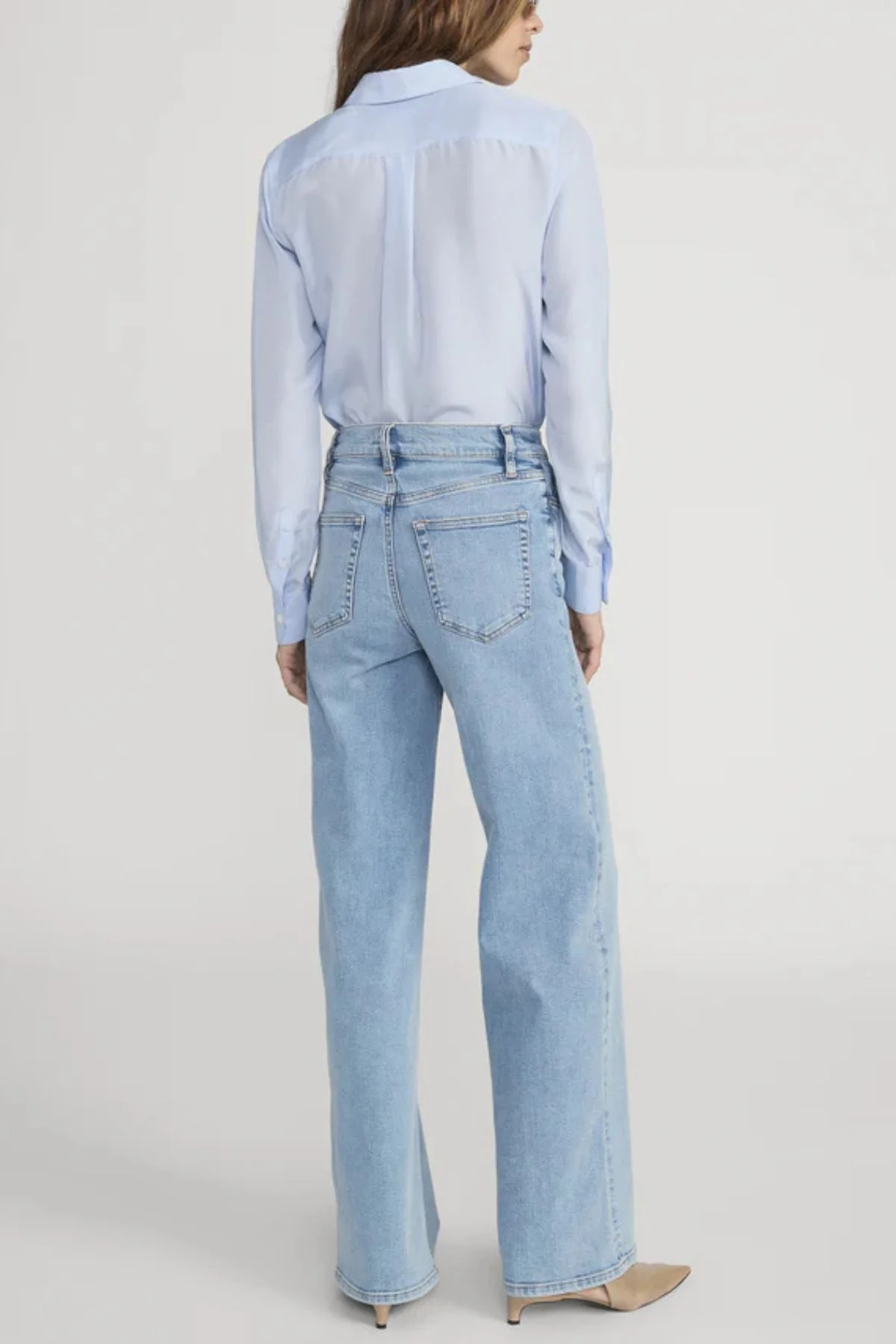 Frame Denim Le Slim Palazzo - Ripple - Image 3