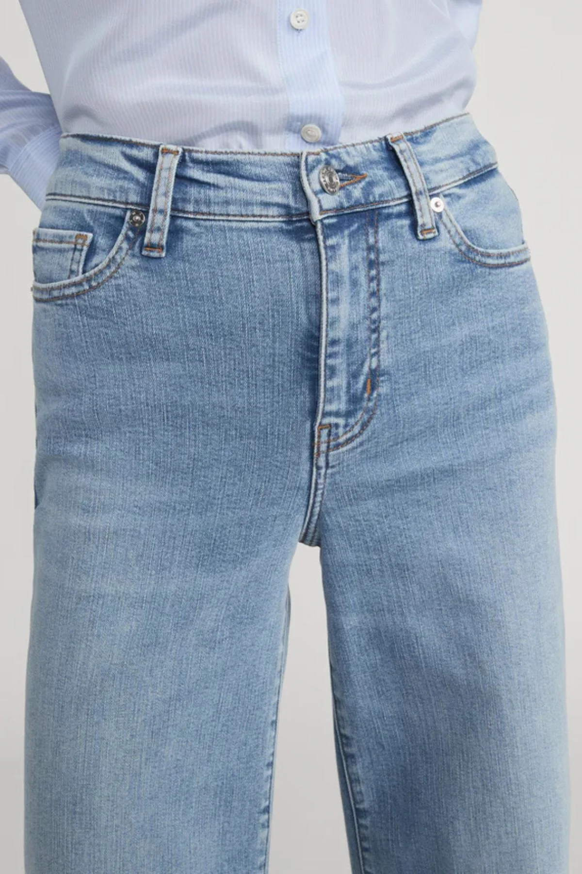 Frame Denim Le Slim Palazzo - Ripple - Image 4