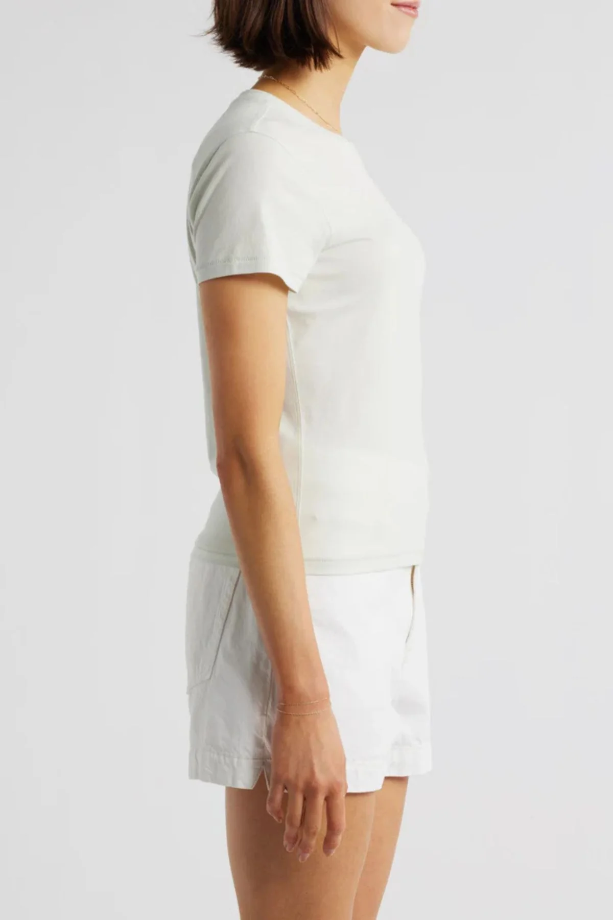 Frame Denim The Baby Tee - Soft Mint - Image 3