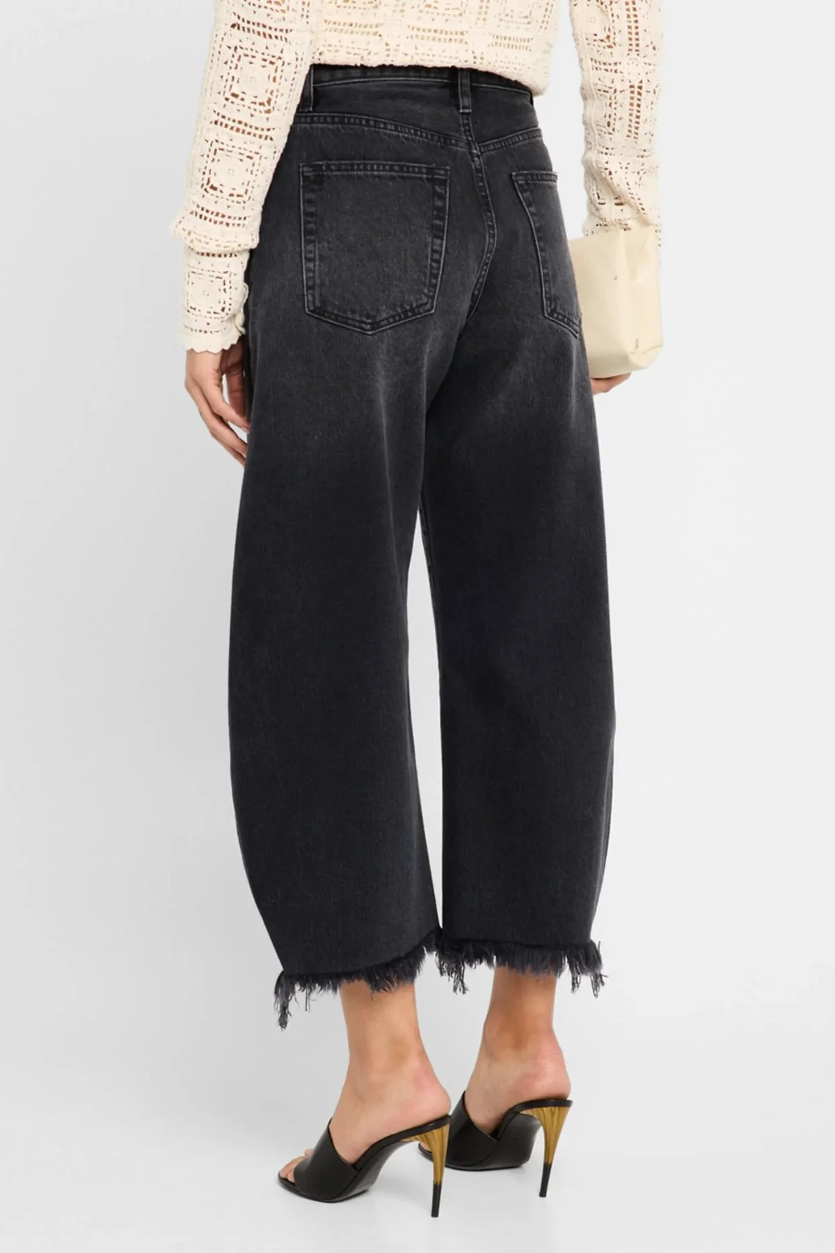 Frame Denim The Bubble Crop Fray - Limitless - Image 3