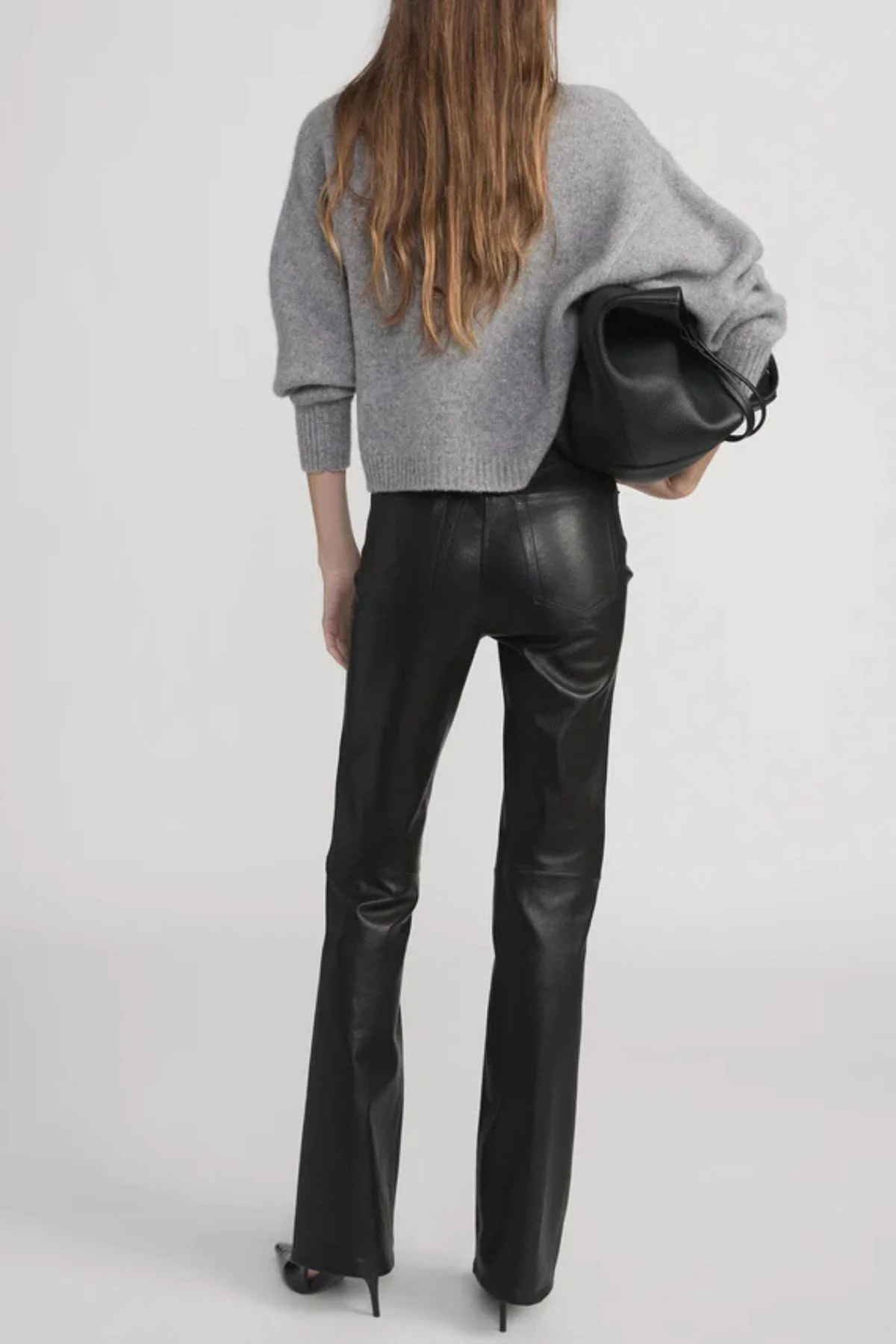 Frame Denim The Cashmere Fleck Cardigan - Silver - Image 4