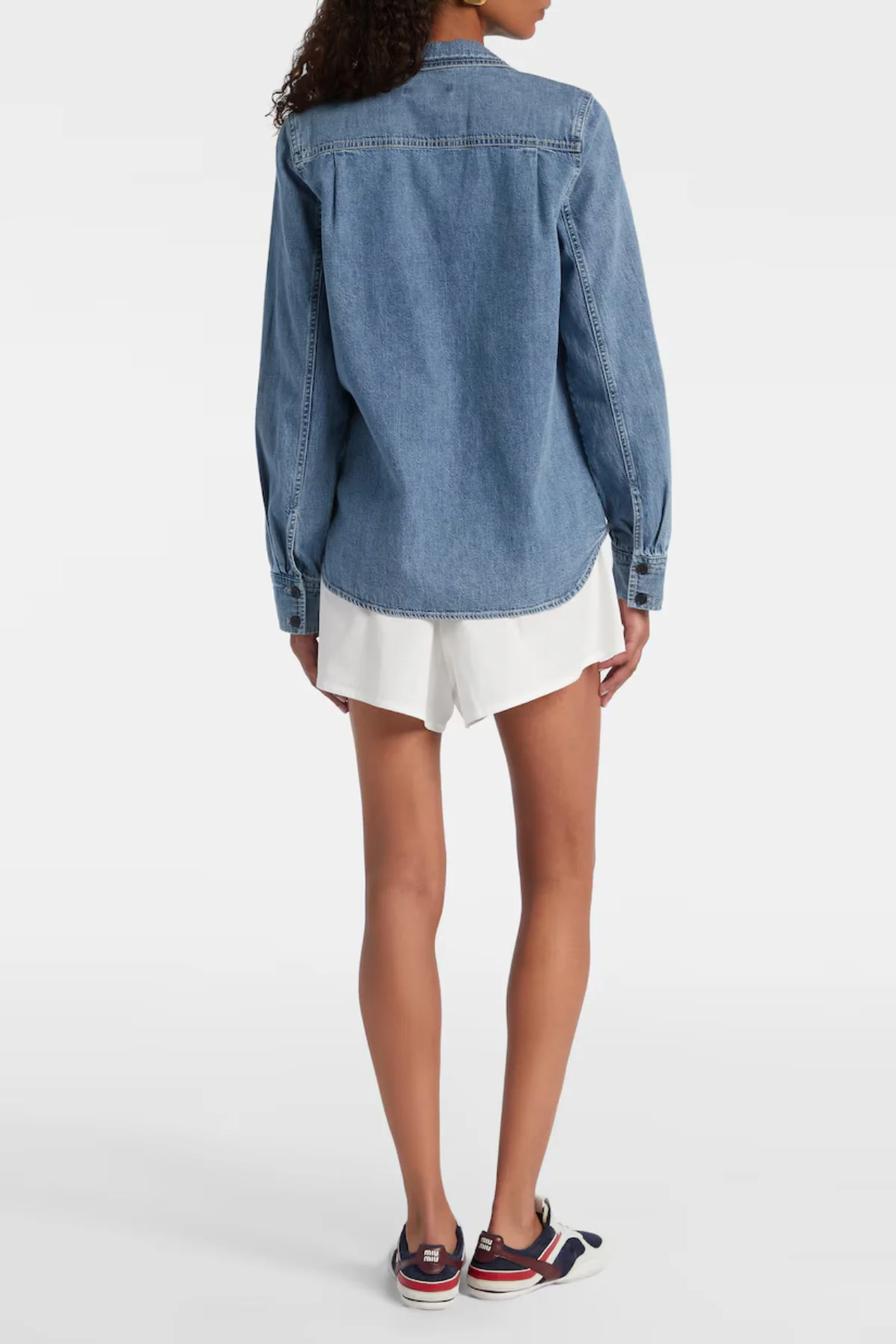 Frame Denim The Low Collar Shirt - Confessional - Image 3