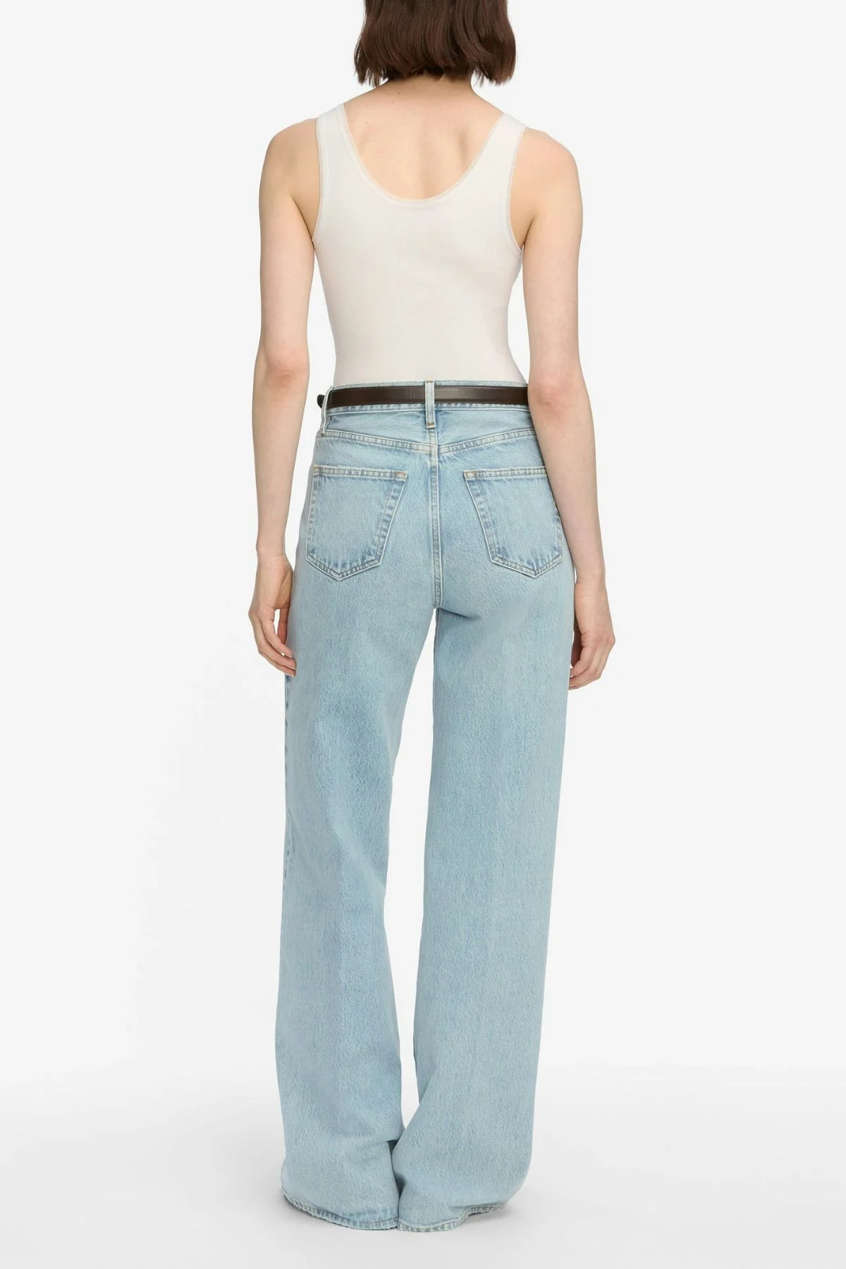 Frame Denim The Mesh Trim Tank - White - Image 3