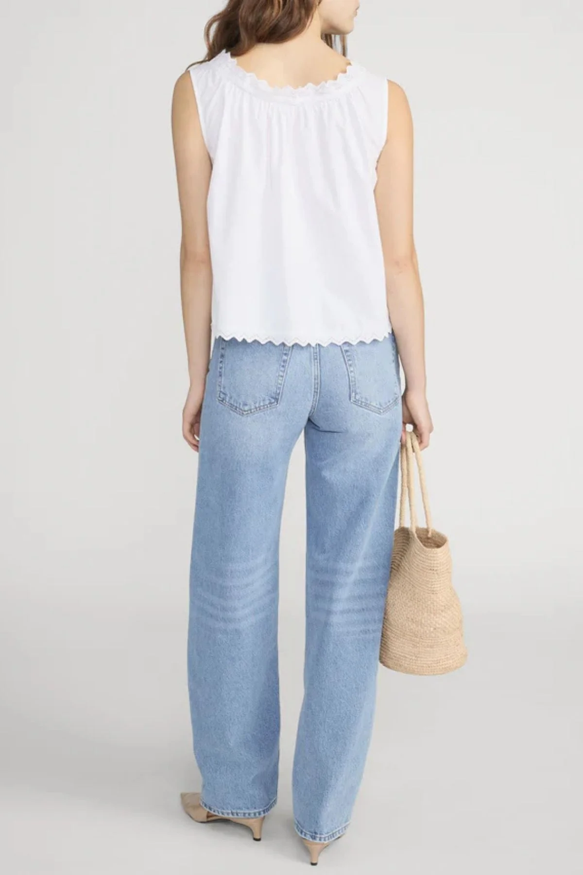 Frame Denim The Serene Tank - White - Image 3