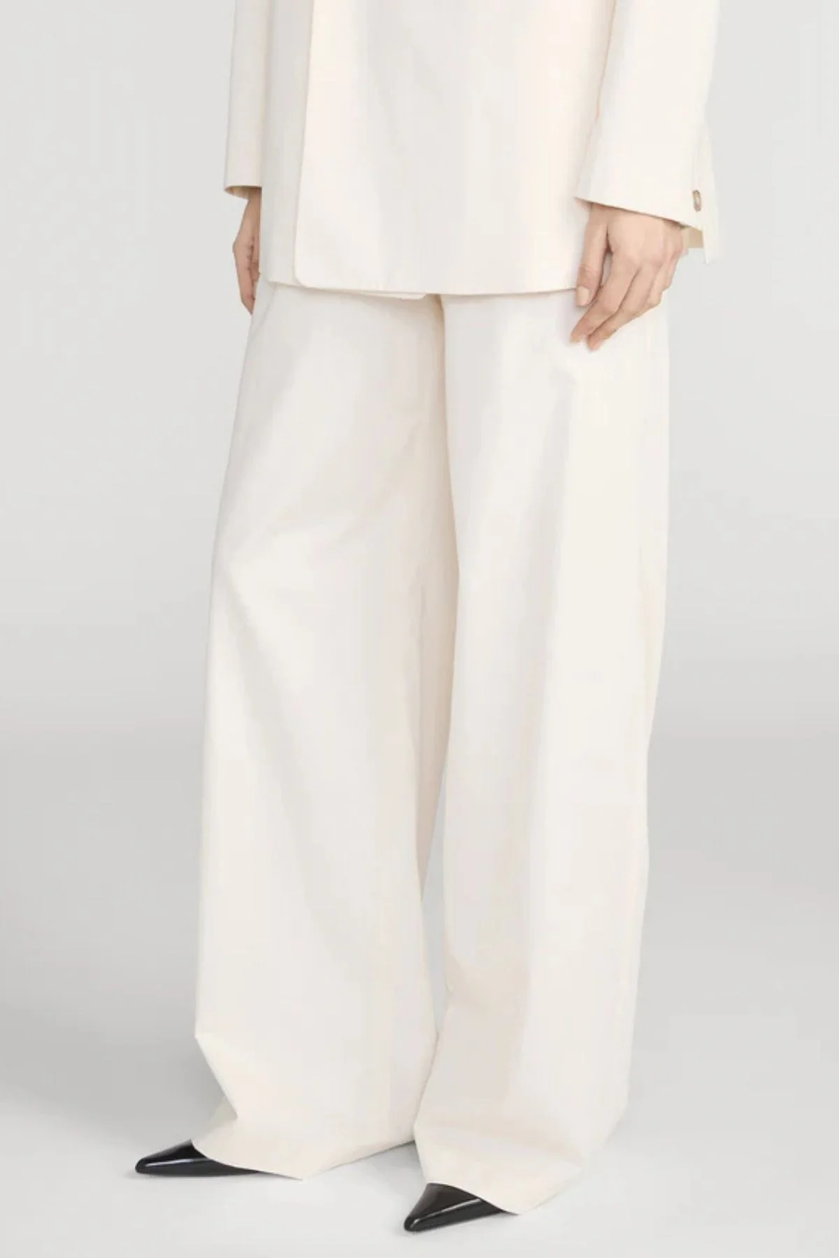 Frame Denim The Society Pant - Ecru - Image 5