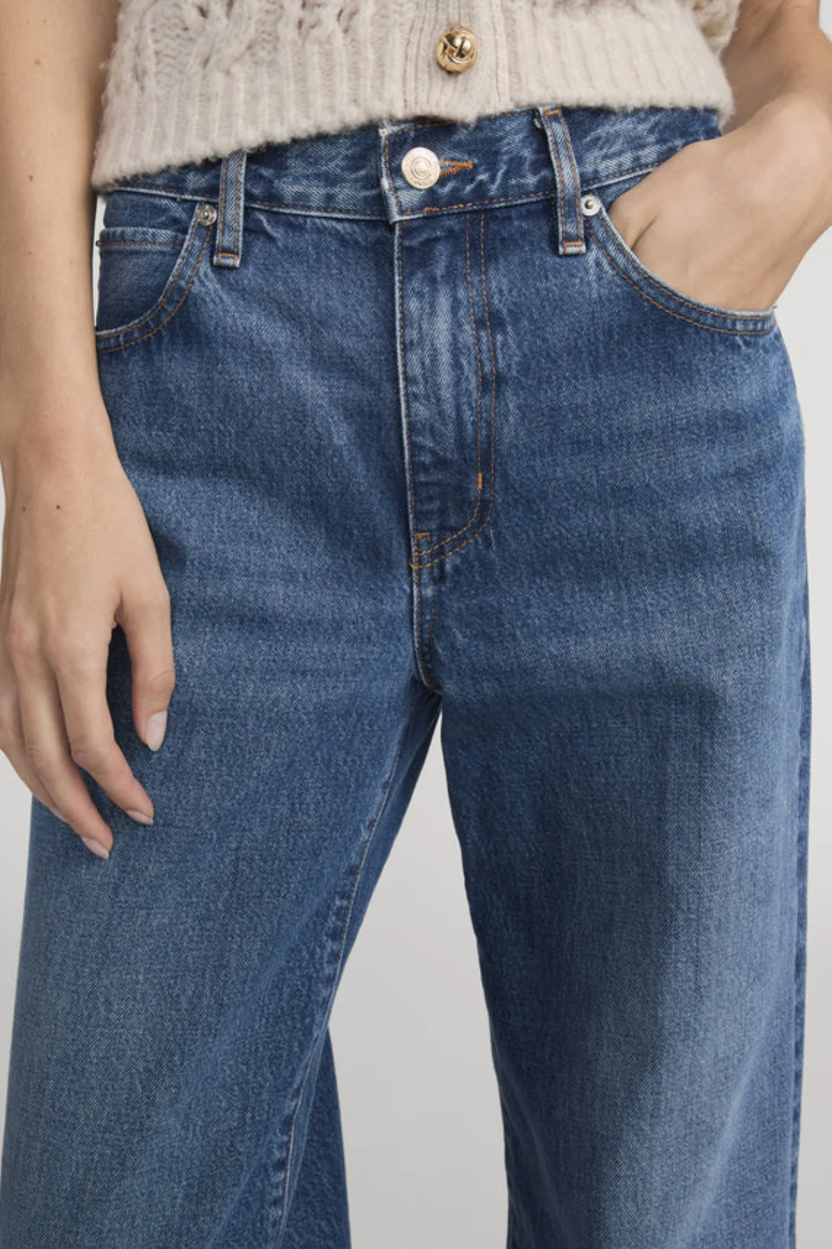 Frame Denim The Stroll - Partridge - Image 4