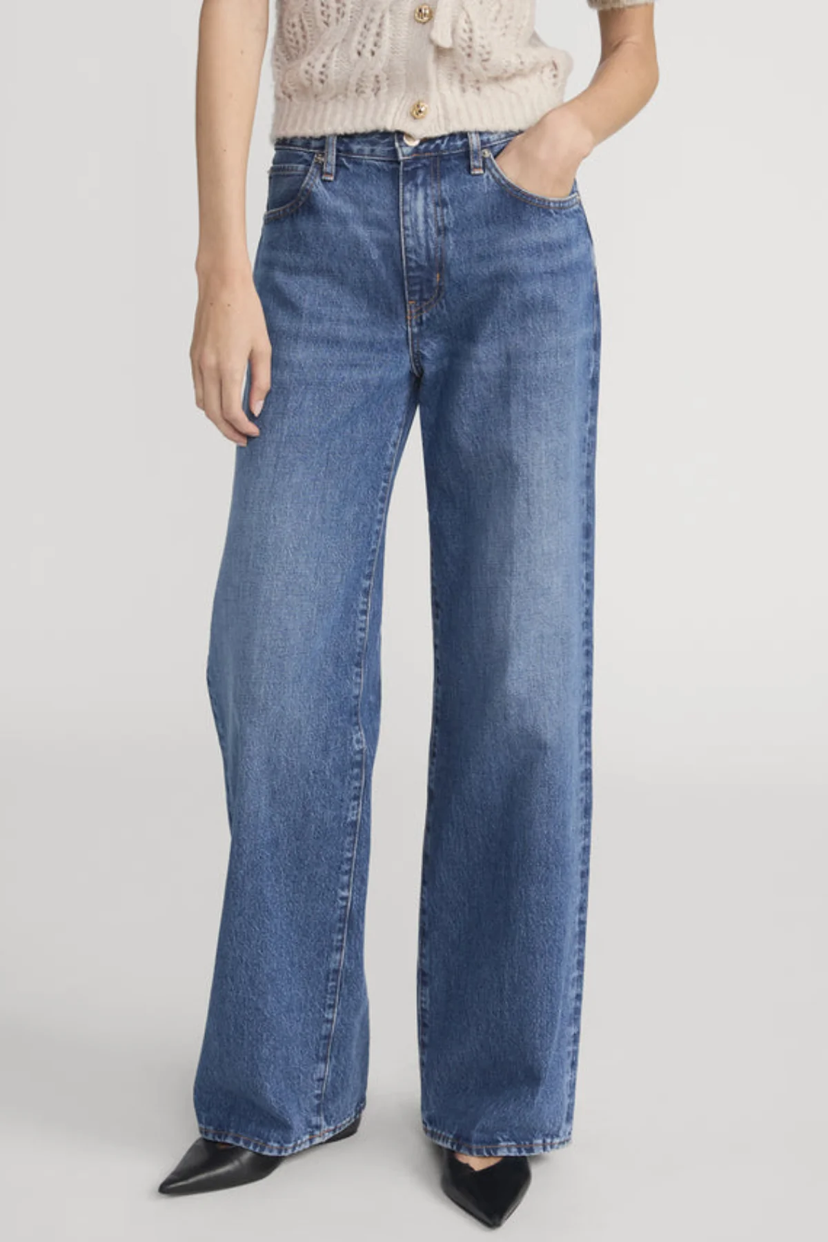 Frame Denim The Stroll - Partridge - Image 5