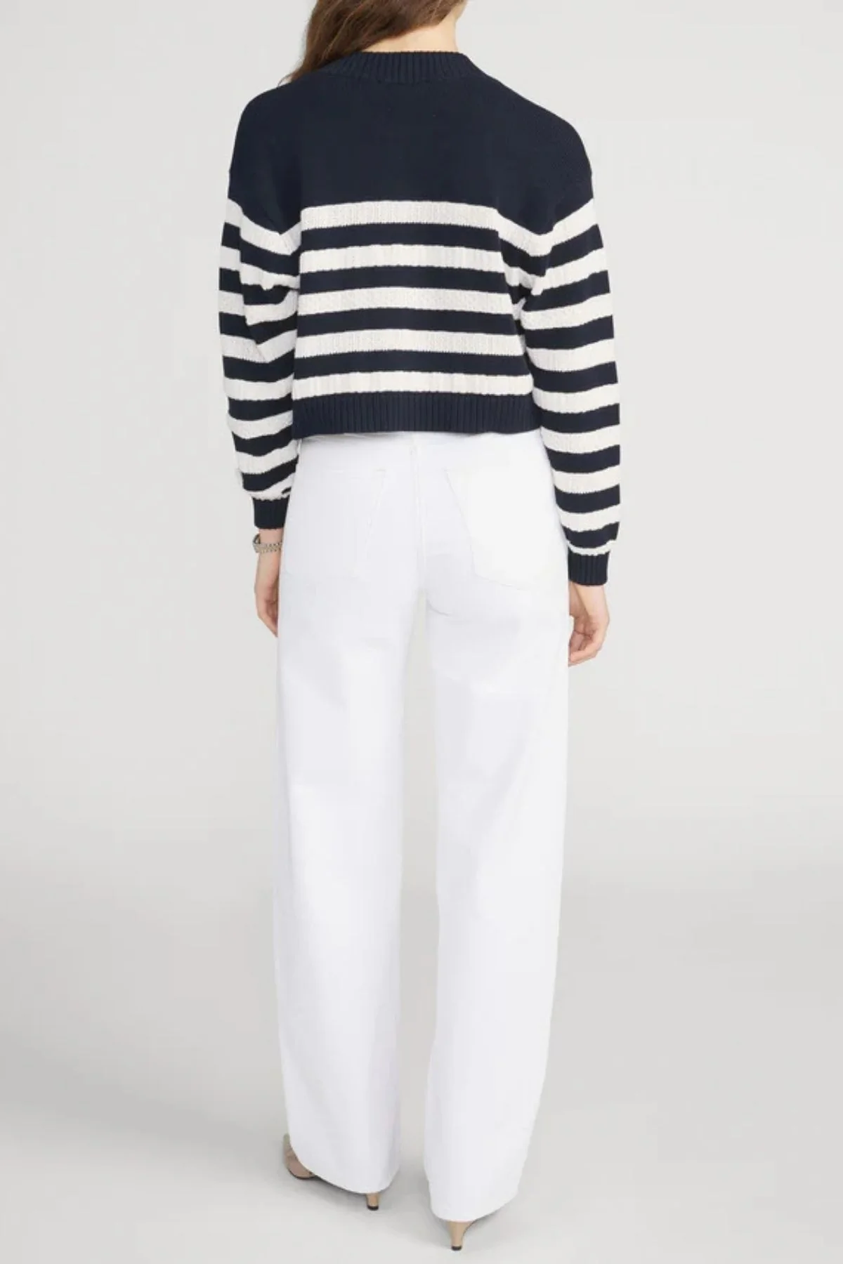 Frame Denim The Variation Cardi - Navy Multi - Image 3