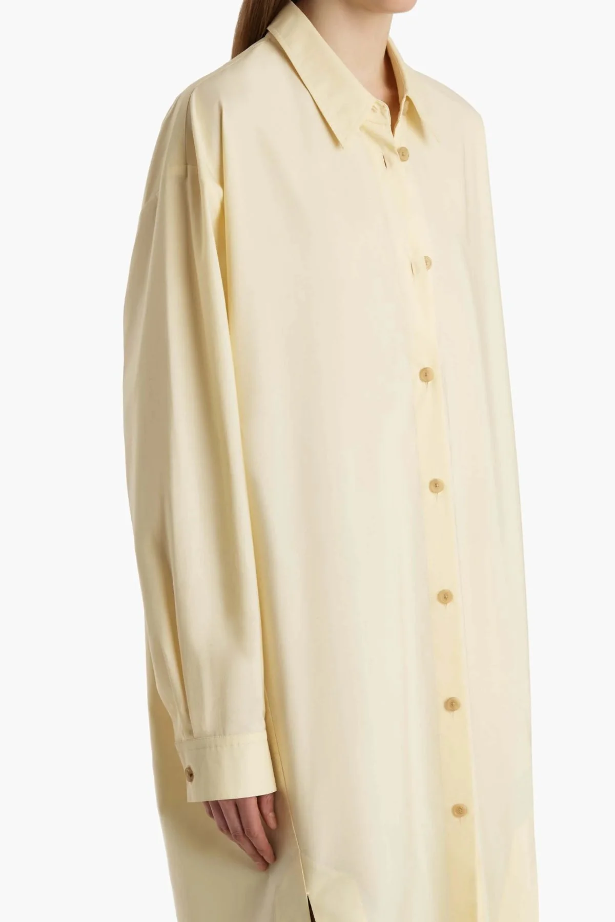 KHAITE Gloria Dress - Pale Yellow - Image 5