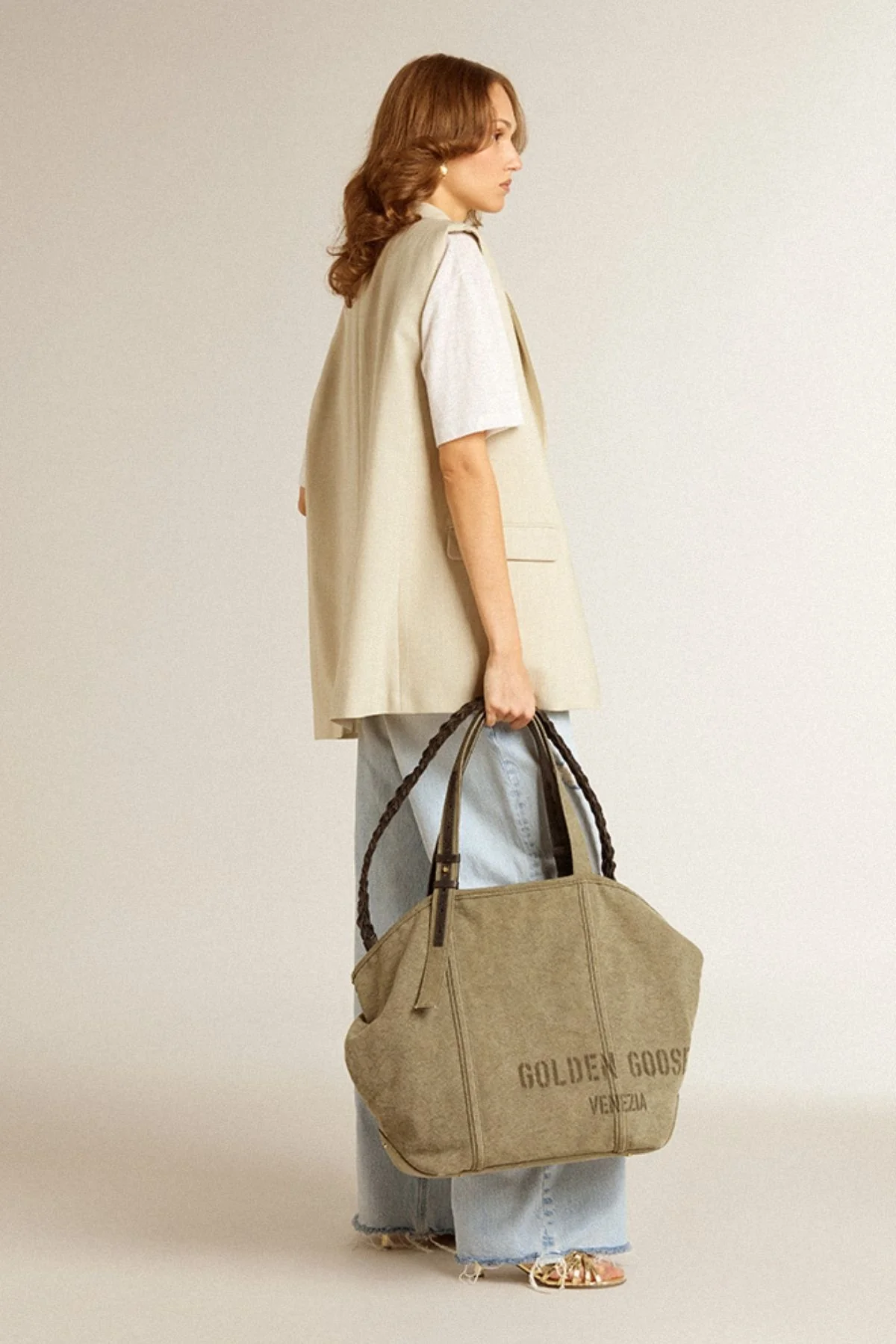 Golden Goose 78 T-Shirt - Heritage White/ Black - Image 3