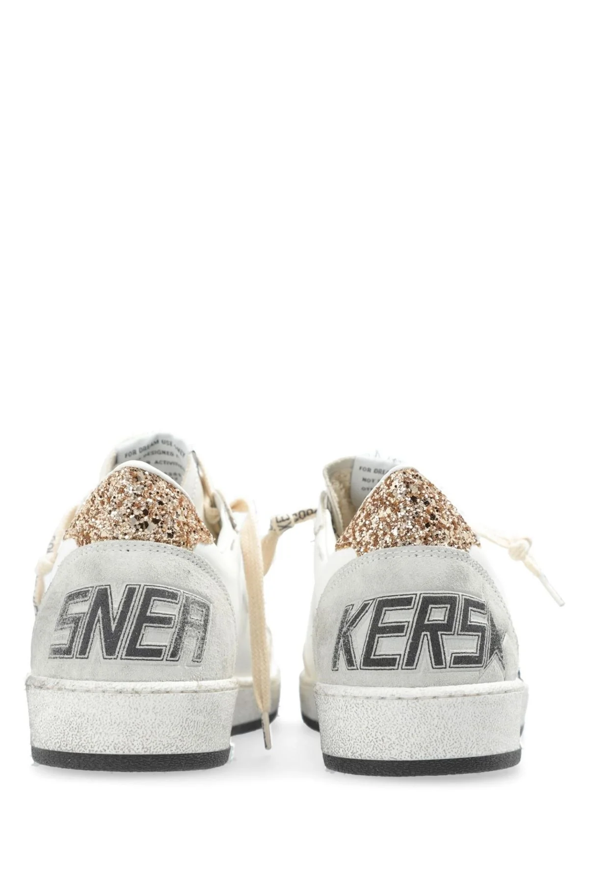 Golden Goose Ball Star Sneaker - White/ Black/ Gold - Image 2