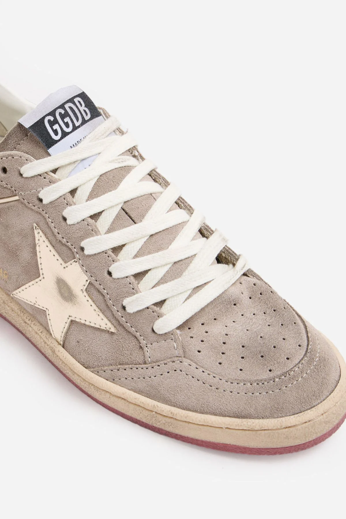 Golden Goose Ball Star - Taupe/ Platinum/ Beige - Image 4