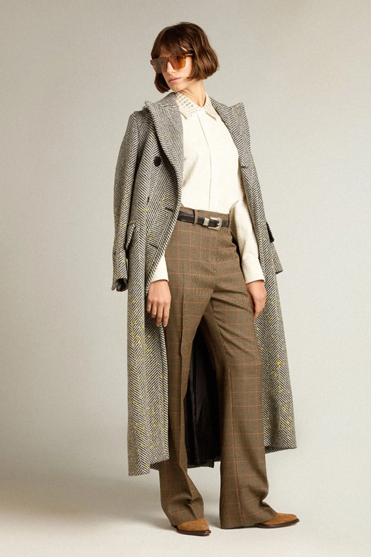 Golden Goose Check Jacquard Shirt - Papyrus - Image 5