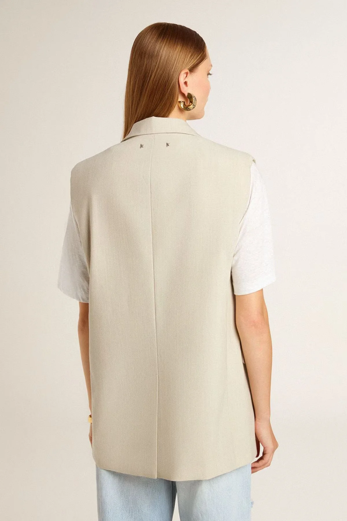 Golden Goose Nicole Vest - Pelican - Image 3