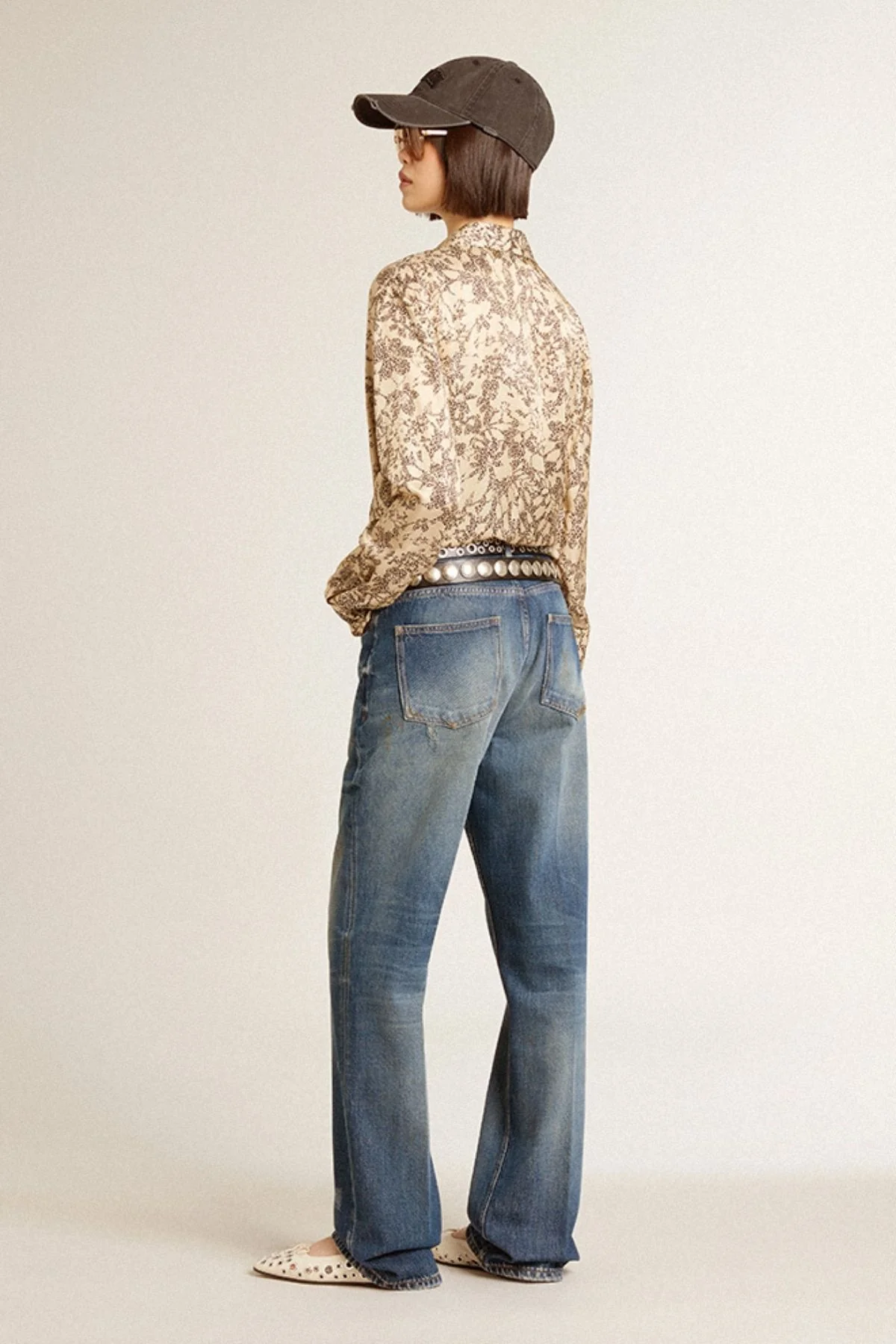 Golden Goose Pyjama Shirt - Safari/ Black - Image 3