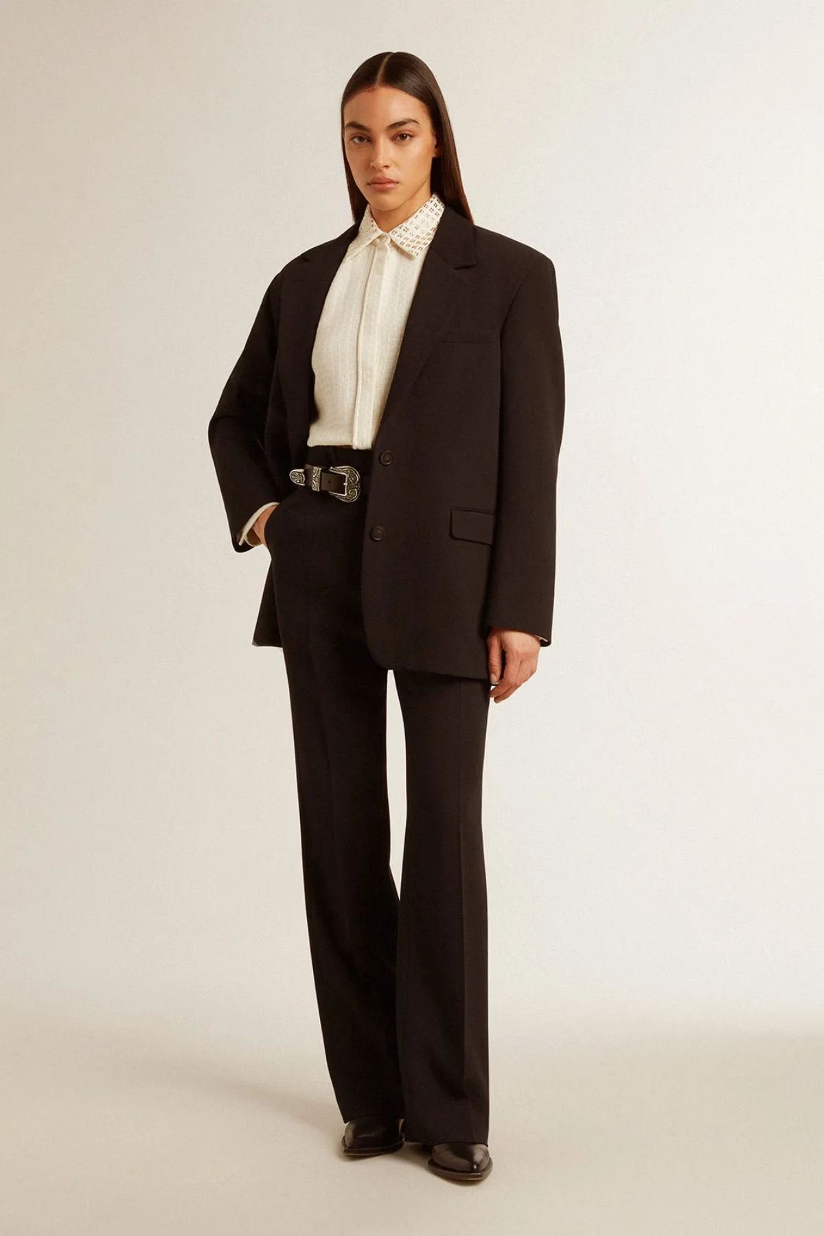 Golden Goose Relaxed Pant - Polar Night - Image 4