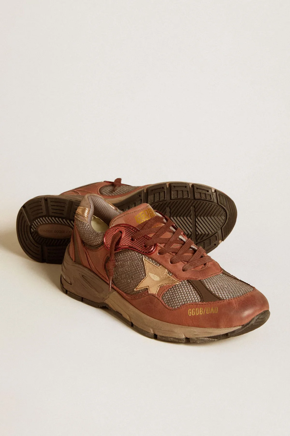 Golden Goose Running Dad - Brown/ Grey/ Rame - Image 3
