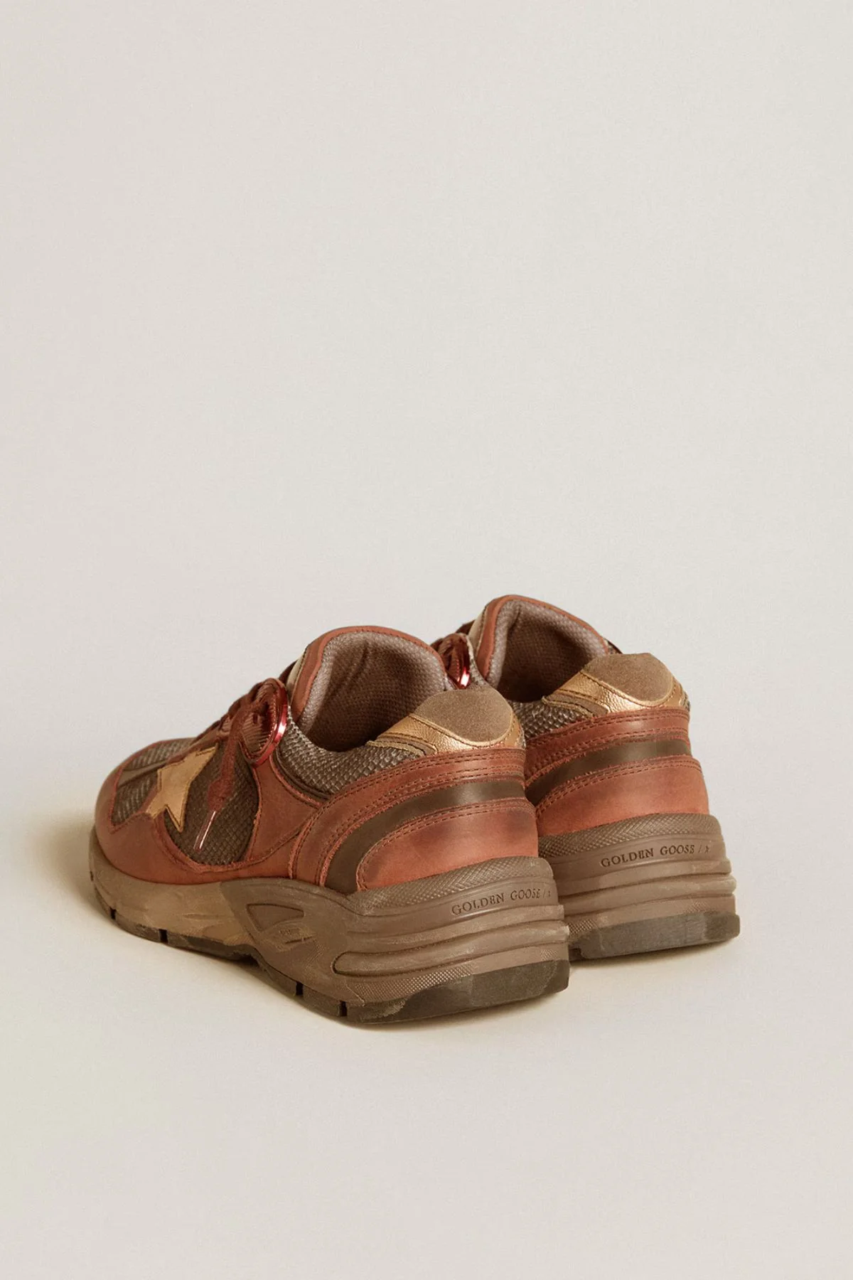Golden Goose Running Dad - Brown/ Grey/ Rame - Image 4