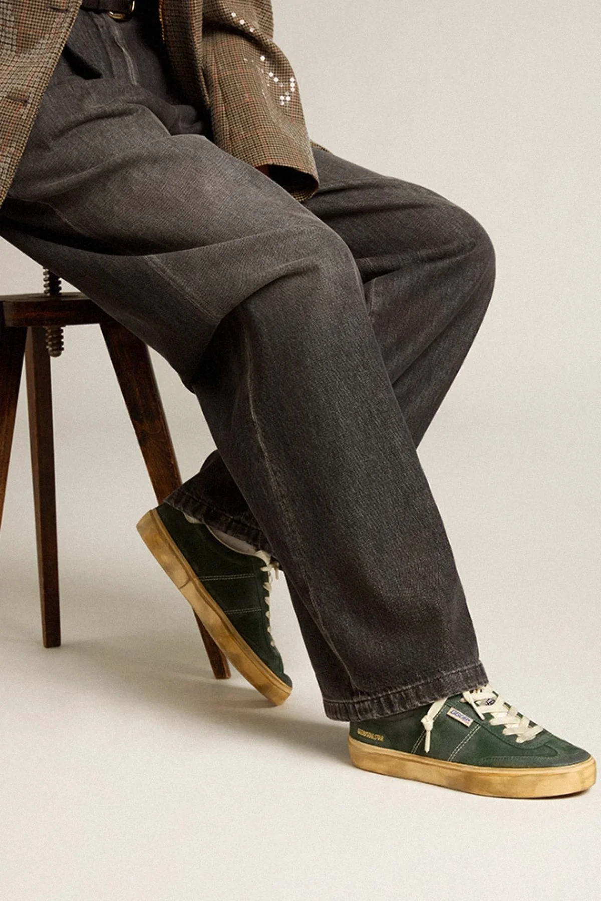 Golden Goose Soul Star Sneaker - Green/ Milk - Image 5