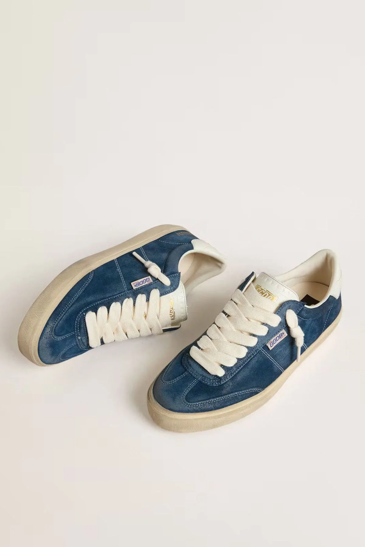 Golden Goose Soul Star Suede - Blue/ Milk - Image 2