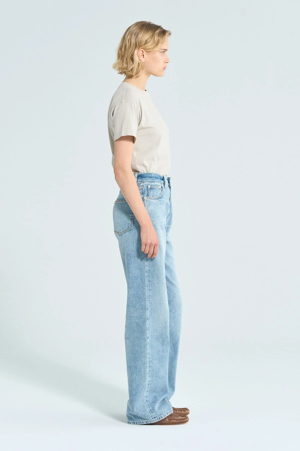 Haikure Korea Jean - Blue Aqua - Image 3