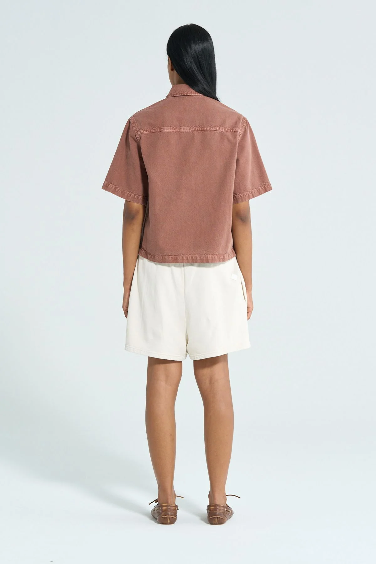 Haikure Olive Shirt - Brick - Image 2