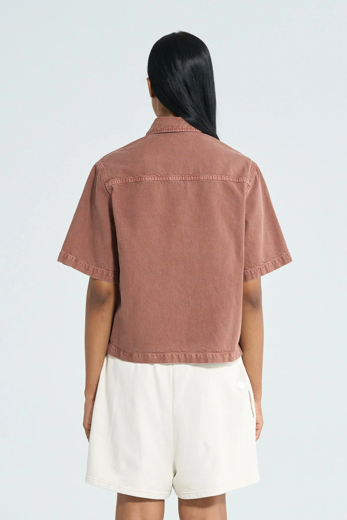 Haikure Olive Shirt - Brick - Image 4