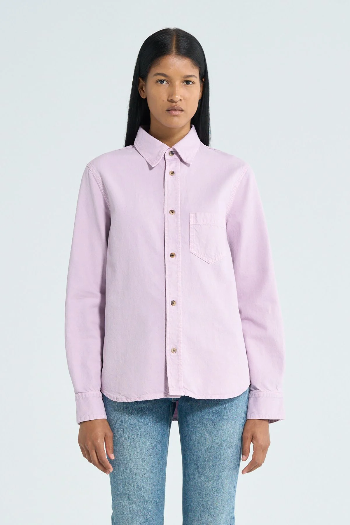 Haikure Ronda Shirt - Lilac - Image 3