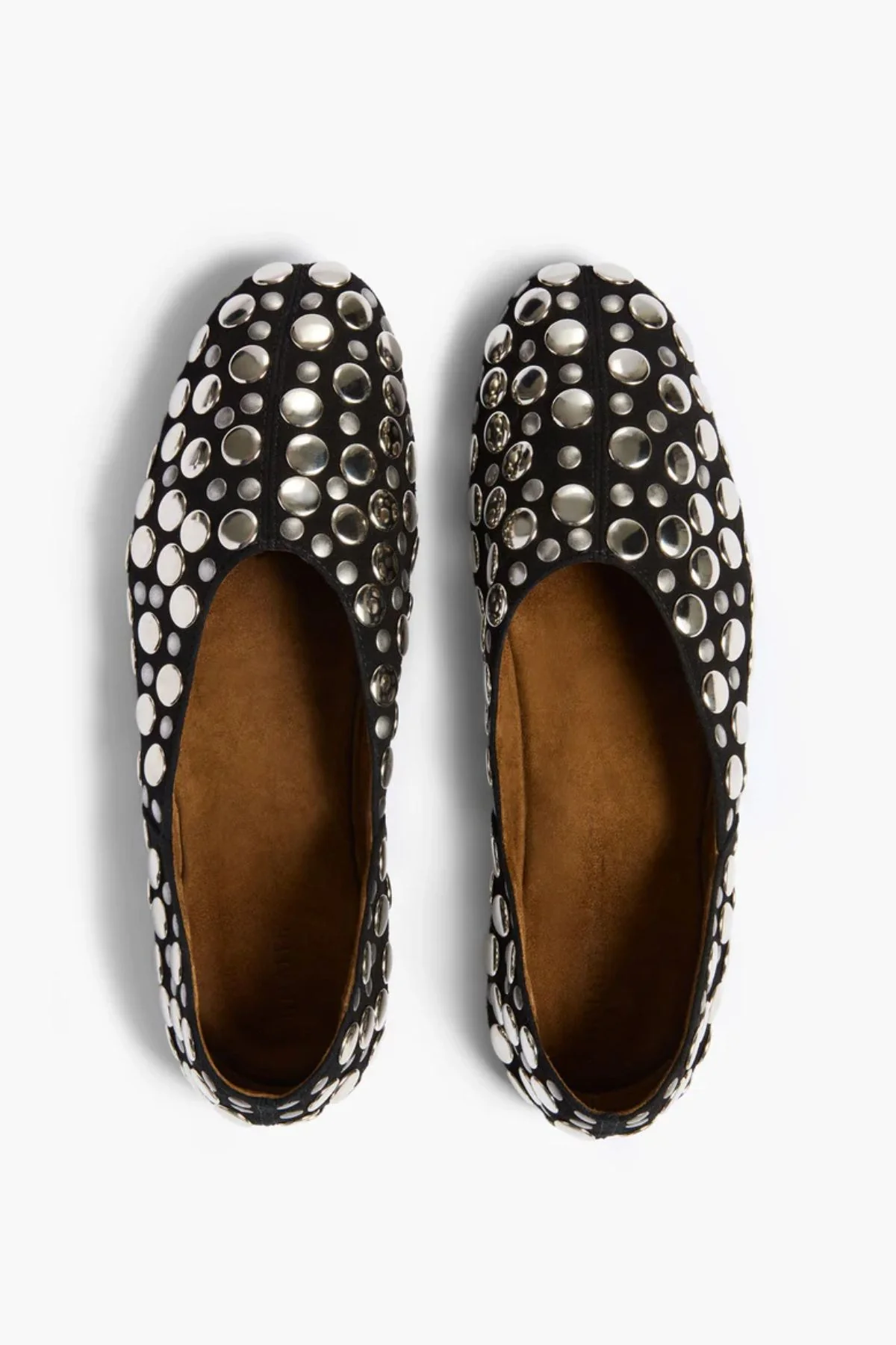KHAITE Jane Flat with Studs - Black - Image 3