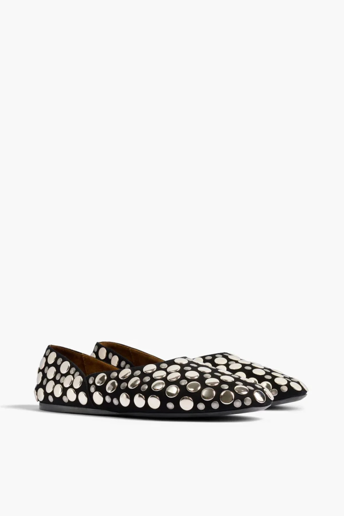 KHAITE Jane Flat with Studs - Black - Image 4
