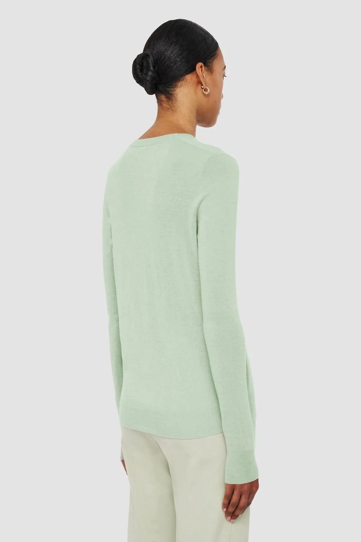 Joseph Cashair V-Neck Jumper - Matcha - Image 6