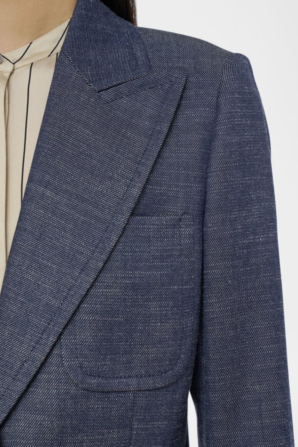 Joseph Cassini Jacket Sartorial Denim - Cobalt - Image 2